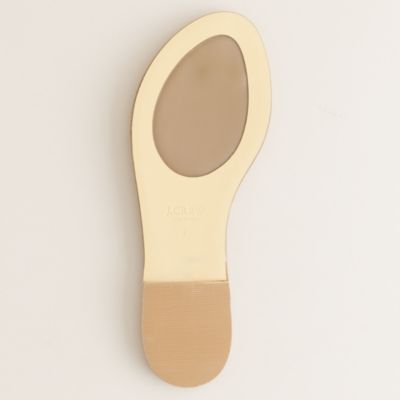 Leather capri sandals