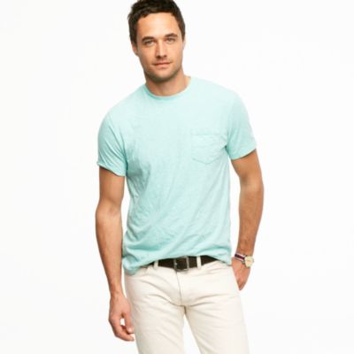 Broken-in pocket tee