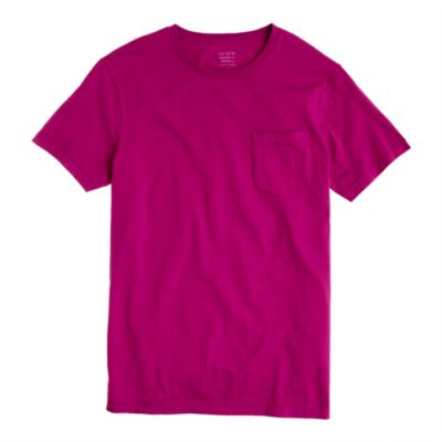 Broken-in pocket tee
