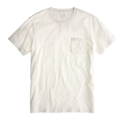 Broken-in pocket tee