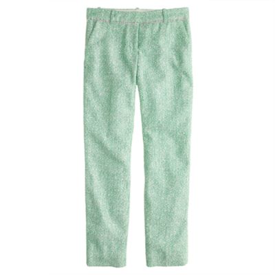 Collection caf&eacute; capri in green glimmer tweed