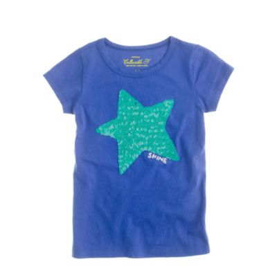 Girls' shining star tee