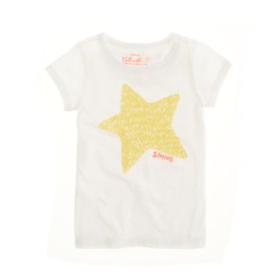 Girls' shining star tee