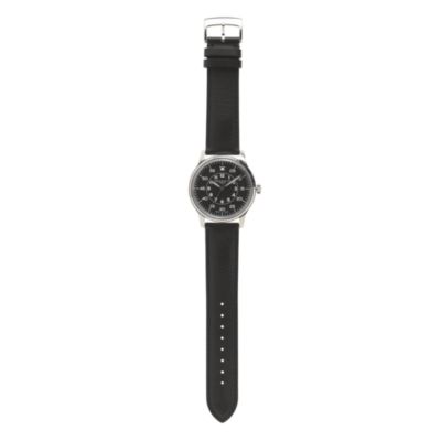 Mougin & Piquard&trade; for J.Crew Grande Seconde watch in black