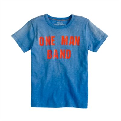 Boys' one man band tee