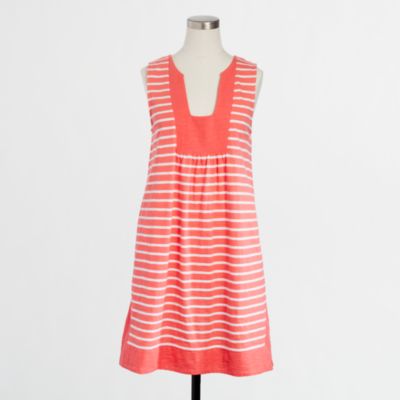 Factory stripe beach tank dress
