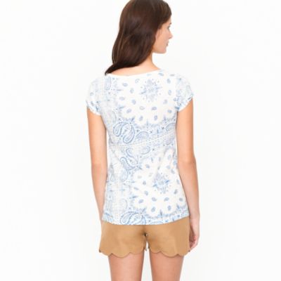 Vintage cotton bandana tee