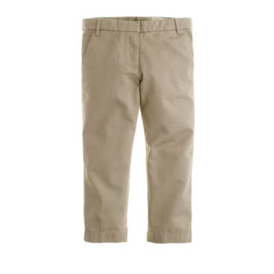 Girls' classic caf&eacute; capri