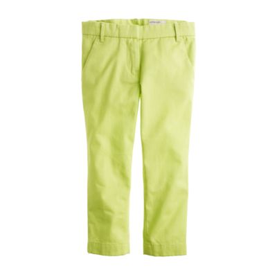 Girls' classic caf&eacute; capri