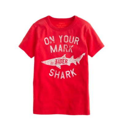 Boys' tiger shark tee