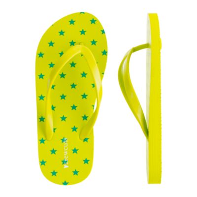 Girls' star-print flip-flops