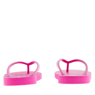 Girls' star-print flip-flops