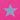 vibrant fuchsia girls' star-print flip-flops
