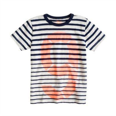 Boys' nautical stripe #9 tee