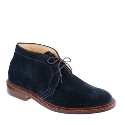 Alden&reg; for J.Crew limited-edition flex-toe navy suede chukkas