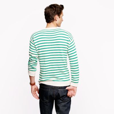 Wallace & Barnes mockneck stripe sweater