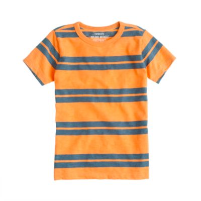 Boys' tee in double stripe