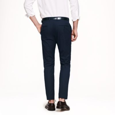 Ludlow slim suit pant in Italian cotton piqu&eacute;