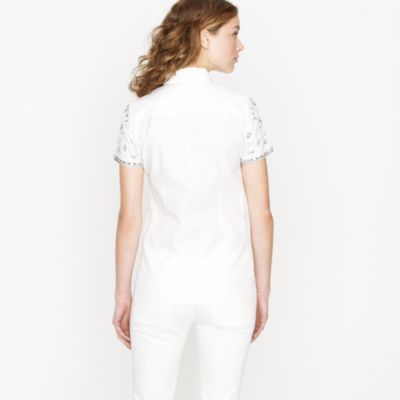 Collection embellished oxford shirt