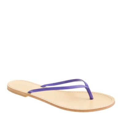 Leather capri sandals