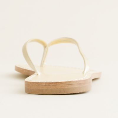 Leather capri sandals