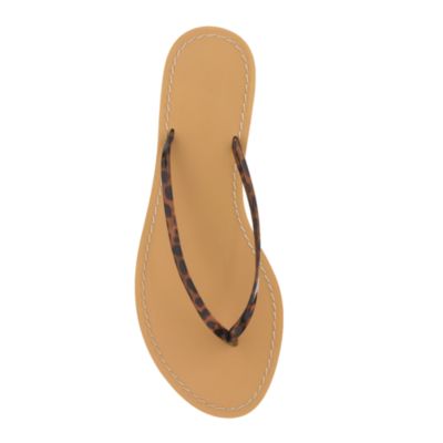 Tortoise capri sandals