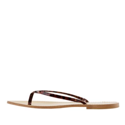 Tortoise capri sandals