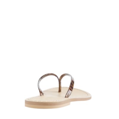 Tortoise capri sandals