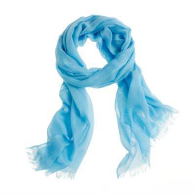 Refined silk-cashmere wrap