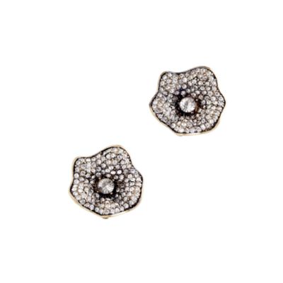 Flower bud earrings