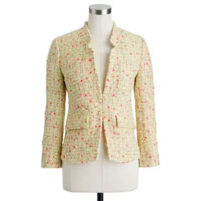 Collection neon tweed blazer