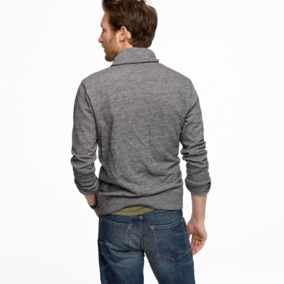Wallace & Barnes Gunnison marled fleece shawl-collar cardigan