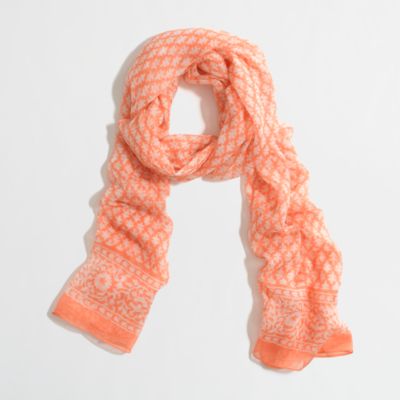 Factory lightweight long printed scarf