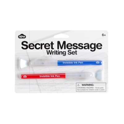 Secret message writing set