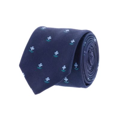 Blue buds tie