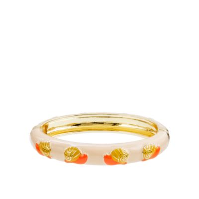 Enameled snail bangle