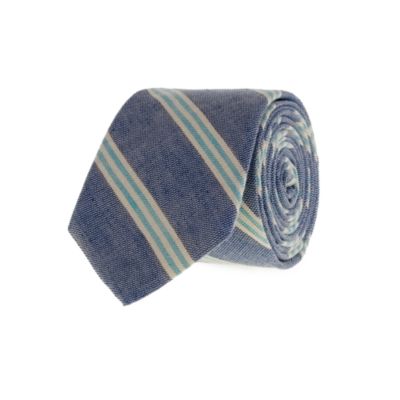 Dean's repp-stripe tie