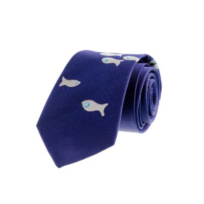 Boys' goldfish critter tie