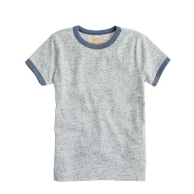 Boys' heathered jersey ringer tee