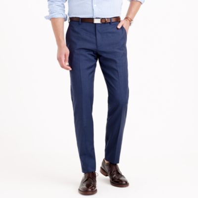 Ludlow slim suit pant in heathered Italian wool