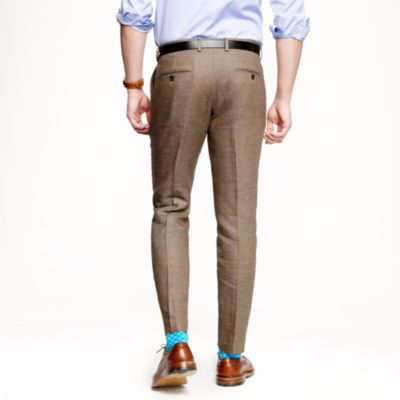 Ludlow slim suit pant in Italian linen-cotton