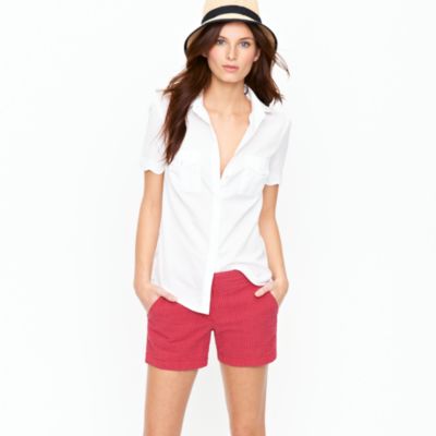 Seersucker short