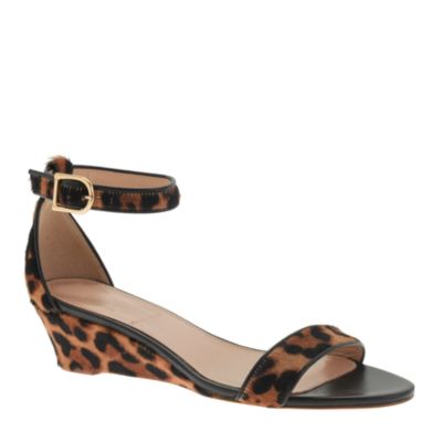 Collection Lillian calf hair low wedges