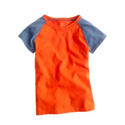 Girls' short-sleeve baseball tee