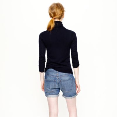 Denim short in faded indigo