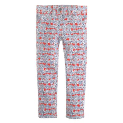 Girls' Liberty ankle toothpick jean in Matilda Tulip floral