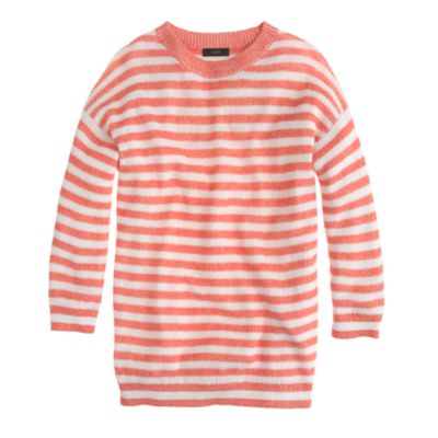 Heather-stripe sweater