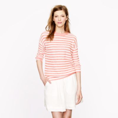 Heather-stripe sweater