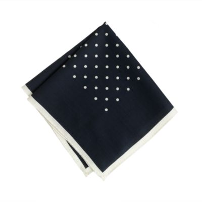 Drakes London&reg; spot handkerchief