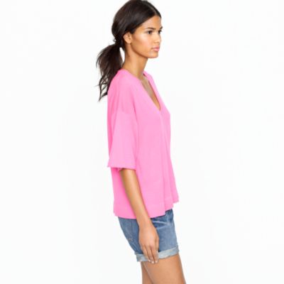 Featherweight cashmere oversize tee